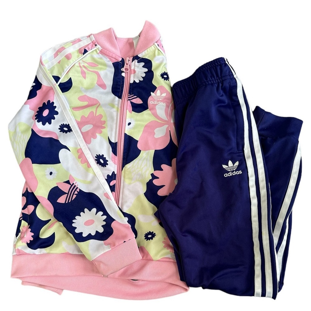 Adidas track suite young girls